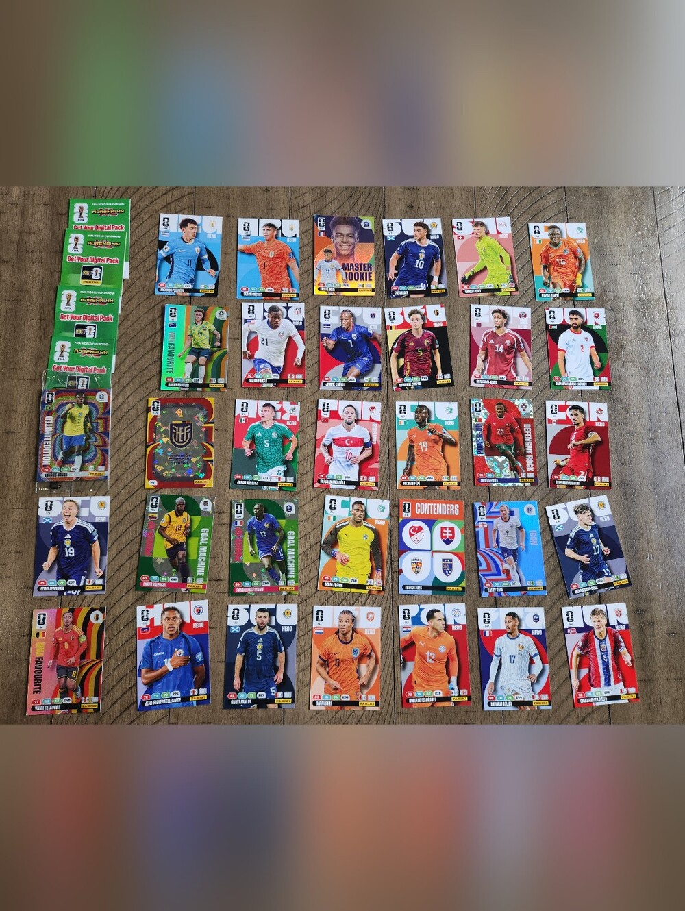 32 Panini World Cup 2026 Adrenalyn XL Trading Cards 1 + Ltd Edition Vinicus Jr